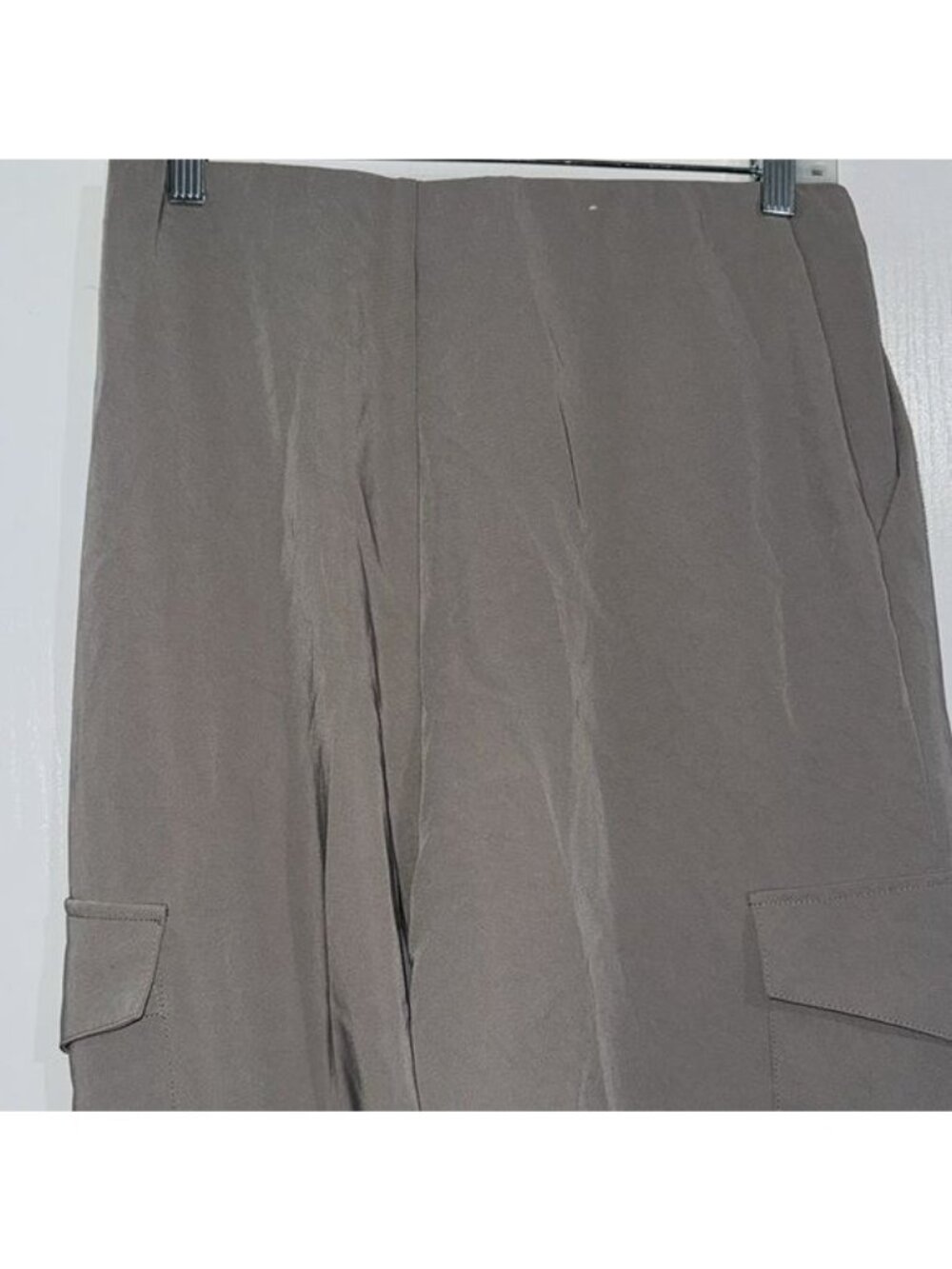 Prologue Womens Cargo Pants Size 6 Taupe Polyester/Spandex - Picture 9 of 11